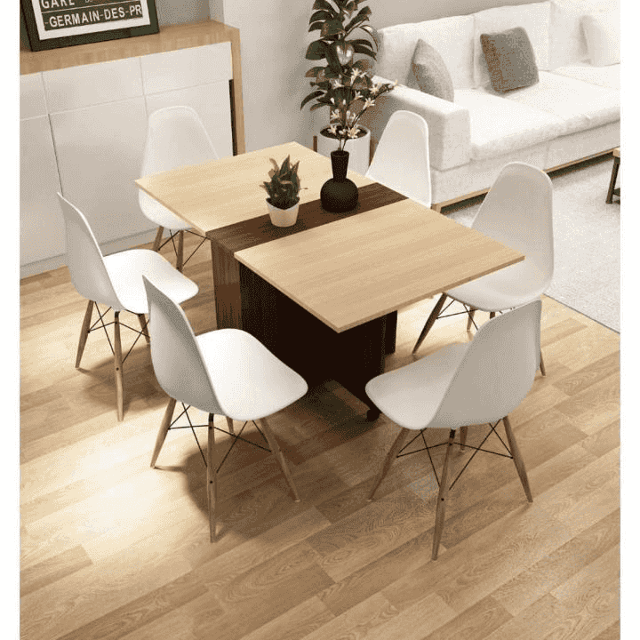 Dining table/chair assembly