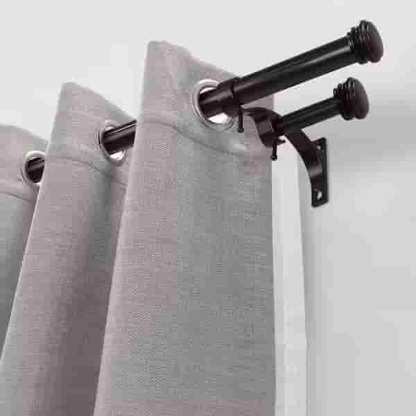 Curtain rod installation (2 brackets)